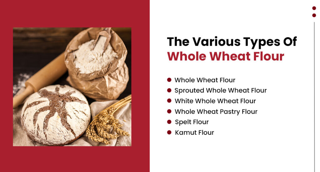 The Various Types of Whole Wheat Flour Infographics